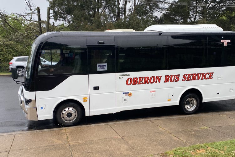 oberon bus service school bus